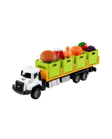 Ciężarówka Transportowa Z Produktami Spożywczymi Zielona 1:55