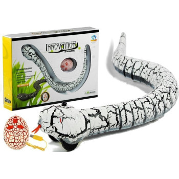 Wąż Sterowany Pilotem na Podczerwień Biały