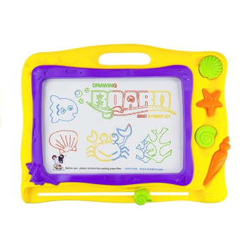 Tablica Znikopis Morski + 3 Pieczątki Kolorowe Tło