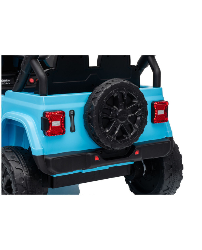 Pojazd Na Akumulator Jeep Rubicon DK-JWR558 24V Jasno-Niebieski