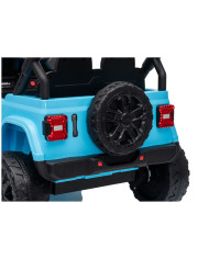 Pojazd Na Akumulator Jeep Rubicon DK-JWR558 24V Jasno-Niebieski