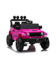 Pojazd Na Akumulator Jeep Rubicon DK-JWR558 24V Różowy