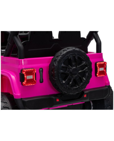 Pojazd Na Akumulator Jeep Rubicon DK-JWR558 24V Różowy