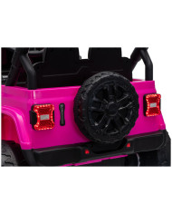 Pojazd Na Akumulator Jeep Rubicon DK-JWR558 24V Różowy