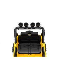 Pojazd Na Akumulator Jeep Rubicon DK-JWR558 24V Żółty