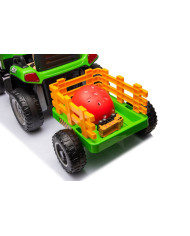 Traktor Na Akumulator BBH-030 Zielony