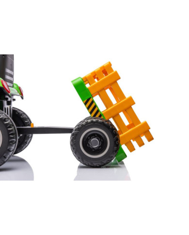 Traktor Na Akumulator BBH-030 Zielony
