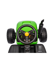 Traktor Na Akumulator BBH-030 Zielony