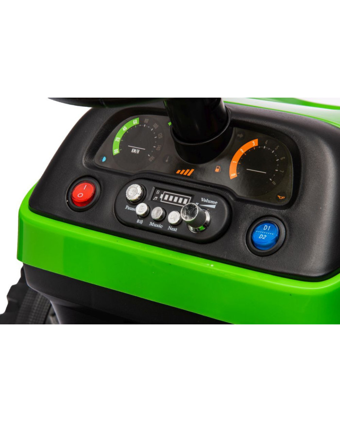 Traktor Na Akumulator BBH-030 Zielony