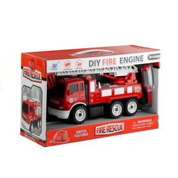 Wóz Strażacki Do Rozkręcania Drabina + Narzędzia