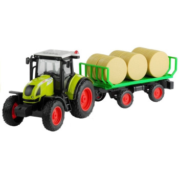 Traktor z Przyczepką z Sianem Świeci Gra 37,5 cm