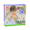 Zabawka Sensoryczna Gryzak Grzechotka Dla Malucha Butelka 3W1
