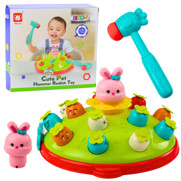 Gra Zręcznościowa Uderz Młotkiem Marchewki Wyskakujący Królik