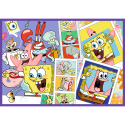 Puzzle - 4x250 - Szalony świat Sponge Boba Trefl 13342