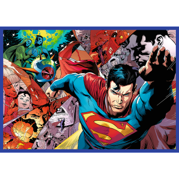 Puzzle - 4x250 - Odwaga Supermana - Warner Superman Trefl 13340