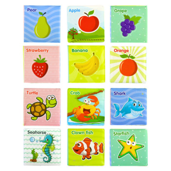 Klocki Edukacyjne Kostki Kolorowe Literki Zwierzątka Nauka 8ele.