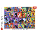 Puzzle - 500 - Koci alfabet Trefl 37527