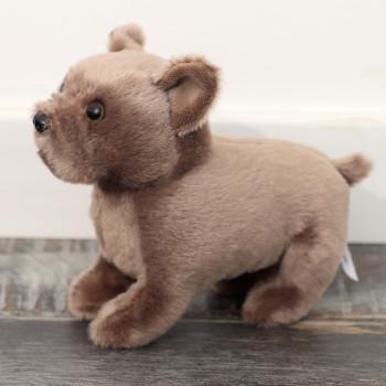 Pluszowa Maskotka Przytulanka Mały Pies Brązowy 19cm