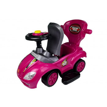 Jeździk z Pchaczem Mega Car 3w1 Różowy