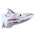 Łódź Motorówka Na Baterie Biała Pływająca Wodna