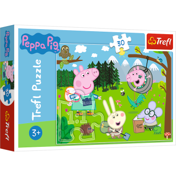 Puzzle - 30 - Leśna wyprawa - Peppa Pig Trefl 18245