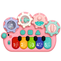 Pianinko Interaktywne Dla Dzieci Koła Zębate Różowe