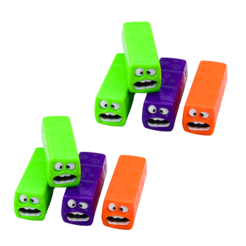 Gra Zręcznościowa Wieża 24 Klocki Z Buźkami Kolorowe