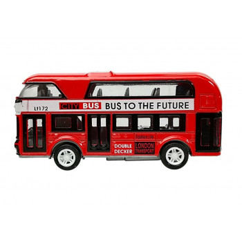 Piętrowy Autobus Napęd Naciągowy 6 Kolorów