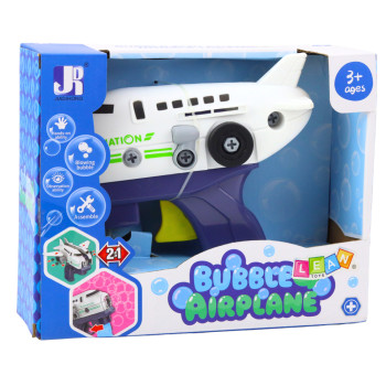 Pistolet Do Baniek Mydlanych Samolot do Skręcania Płyny Śrubokręt 2w1