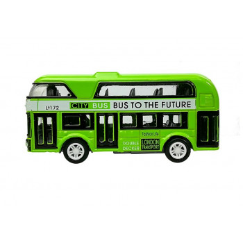 Piętrowy Autobus Napęd Naciągowy 6 Kolorów