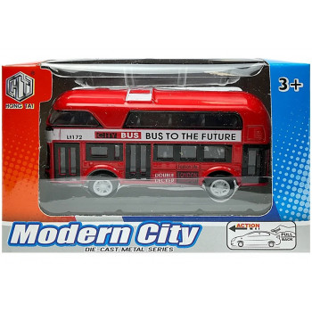 Piętrowy Autobus Napęd Naciągowy 6 Kolorów