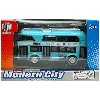 Piętrowy Autobus Napęd Naciągowy 6 Kolorów