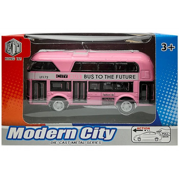 Piętrowy Autobus Napęd Naciągowy 6 Kolorów