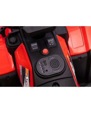 Quad Na Akumulator JC915 Czerwony