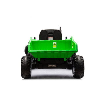 Traktor Na Akumulator HC-306 Z Przyczepą Jasno Zielony 24V