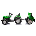Traktor Na Akumulator HC-306 Z Przyczepą Jasno Zielony 24V