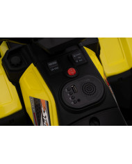 Quad Na Akumulator JC915 Żółty