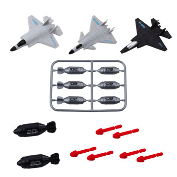 Zestaw Militarny Statek Łódź Podwodna Myśliwce Pociski