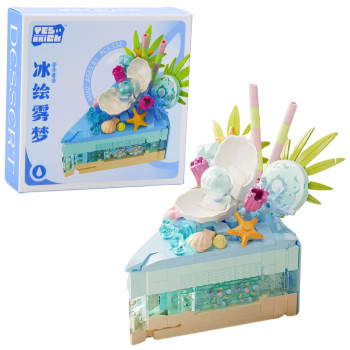 Klocki Konstrukcyjne Torcik Tort Deser Dekorowany 292–357el.