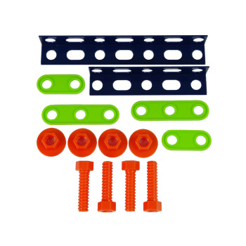 Zestaw Majsterkowicza Narzędzia Śrubki Młotek Piła