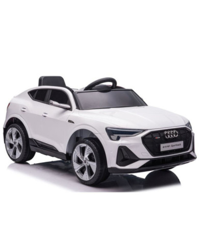 Auto Na Akumulator Audi E- Tron Białe QLS-6688 Światła LED MP3