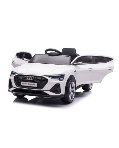 Auto Na Akumulator Audi E- Tron Białe QLS-6688 Światła LED MP3