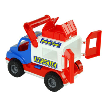 Samochód Ratowniczy Auto ConsTruck Niebiesko Biały Polesie 41937