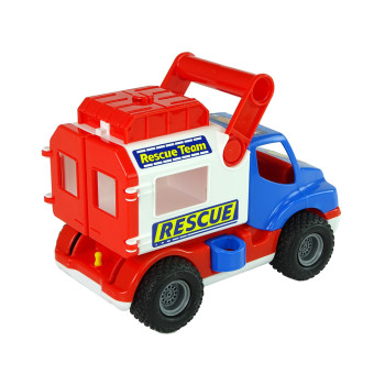 Samochód Ratowniczy Auto ConsTruck Niebiesko Biały Polesie 41937