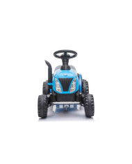 Traktor Na Akumulator z Przyczepą A009 Niebieski