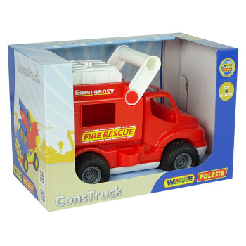 Straż Pożarna Auto ConsTruck Czerwony Polesie 41920