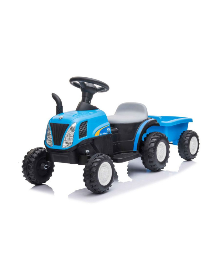 Traktor Na Akumulator z Przyczepą A009 Niebieski
