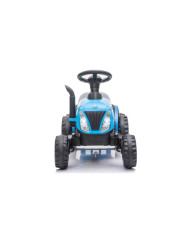 Traktor Na Akumulator z Przyczepą A009 Niebieski