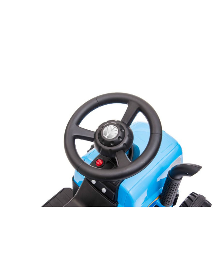 Traktor Na Akumulator z Przyczepą A009 Niebieski