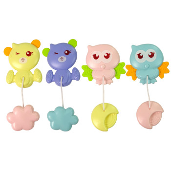 Karuzela Do Łóżeczka Projektor Pilot Melodie Odgłosy Zwierząt Niebieski